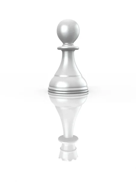 Konceptuální Obraz Magalomania Nebo Unikátní Šachy — Stock fotografie