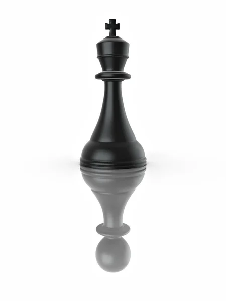 概念的なリーダーシップのイメージと False チェス — ストック写真