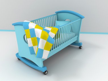 Children's bed clipart