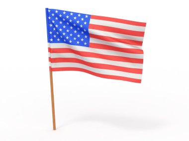 Flag of usa clipart