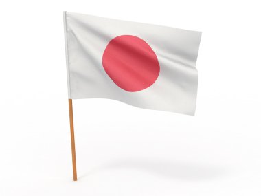 Flag of Japan clipart