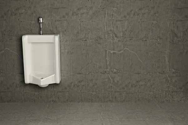 Urinal na parede suja. Contexto abstrato — Fotografia de Stock