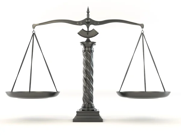 Symbol för rättvisa. skala — Stockfoto