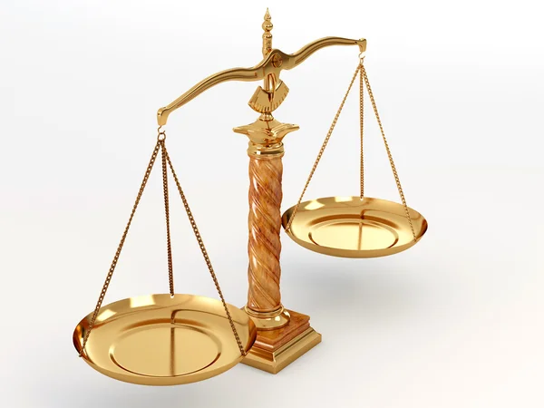 Symbol of justice. Scale — Stock Photo, Image