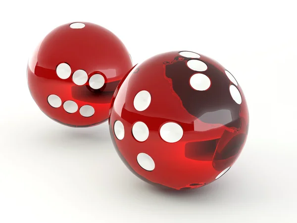 Dice. Shere — Stock Photo, Image