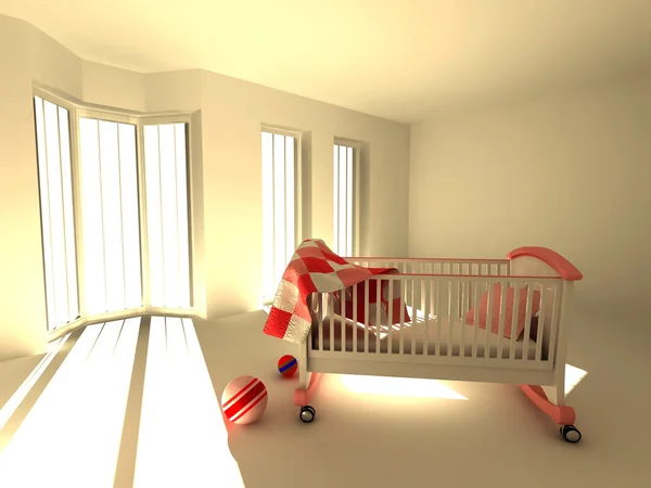 Sypialnia dziecięca — Zdjęcie stockowe