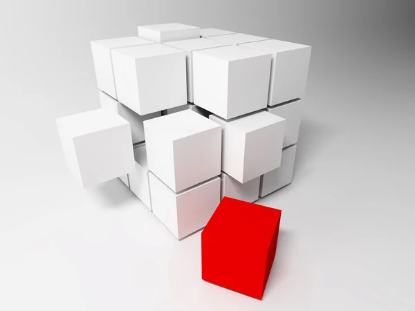 Cubi. Sfondo astratto — Foto Stock
