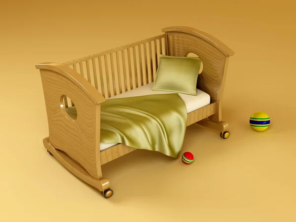 Παιδικό κρεβάτι — Φωτογραφία Αρχείου