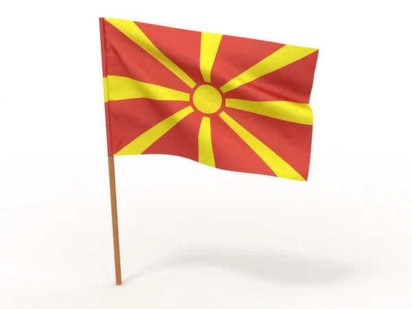 Drapeau de Macédoine — Photo