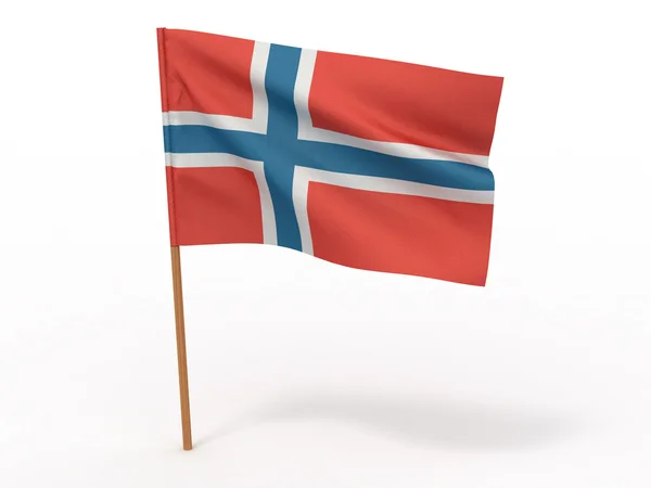 Bandiera della Norvegia — Foto Stock