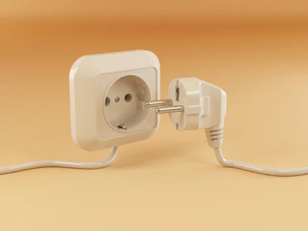 Plug and socket — Stock Photo, Image