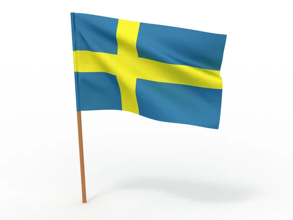 Bandeira da Suécia — Fotografia de Stock