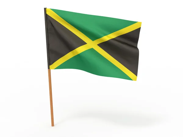 Flag of jamaica — Stock Photo, Image