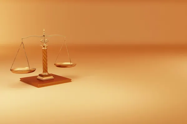 Scale. Symbol of justice — Stock Photo, Image