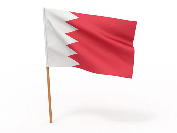 stock image Flag fluttering in the wind. Bahrain