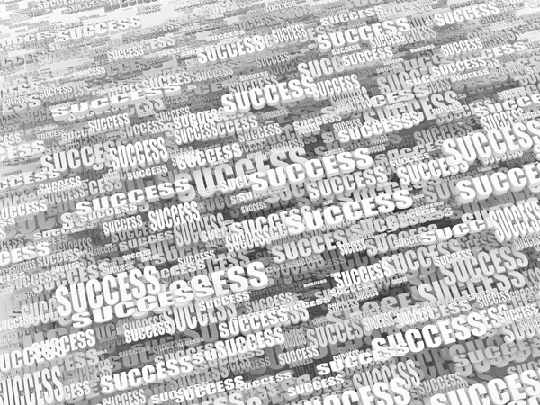 Antecedentes abstractos de palabras éxito. 3d —  Fotos de Stock