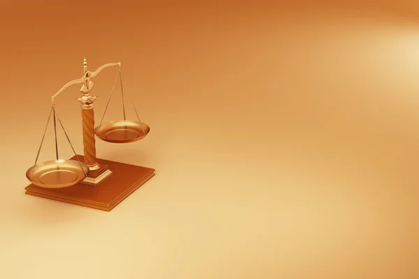 Skala. symbol för rättvisa — Stockfoto