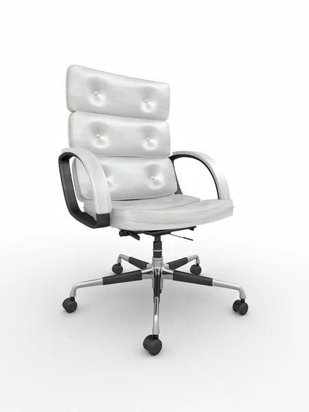 Офис кресло на белом изолированном фоне — стоковое фото