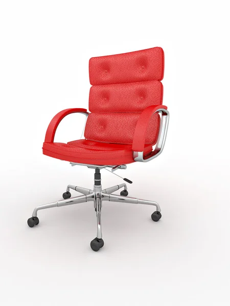 Офісне крісло на білому ізольованому фоні — стокове фото