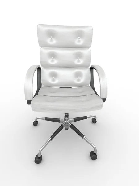 Офис кресло на белом изолированном фоне — стоковое фото