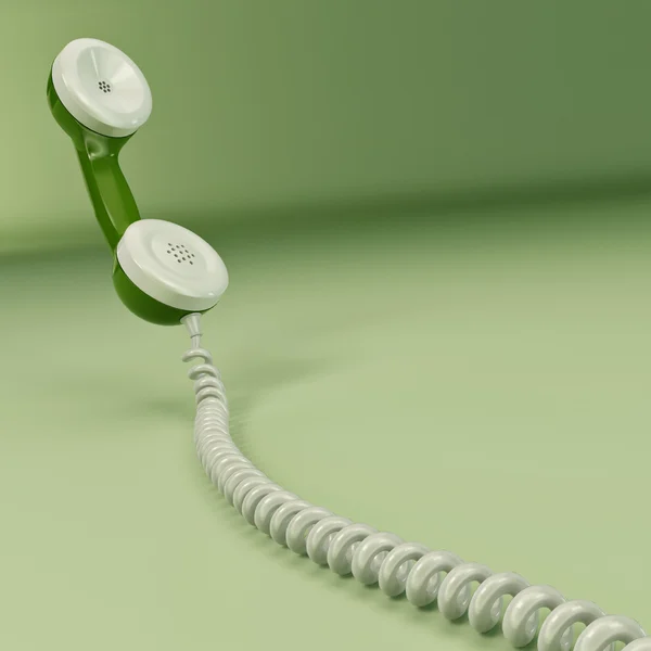Telefoon ontvanger. 3D — Stockfoto