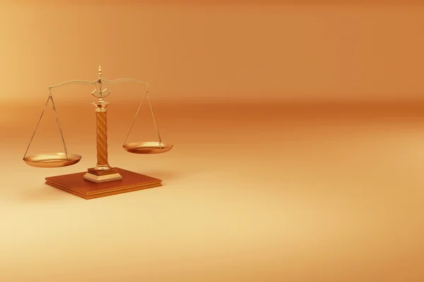 Scale. Symbol of justice Stock Image