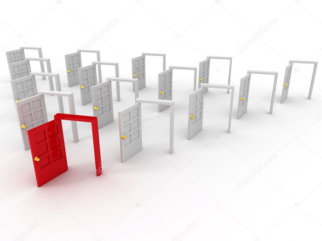 Many doors Stock Photo by ©maxxyustas 5055985