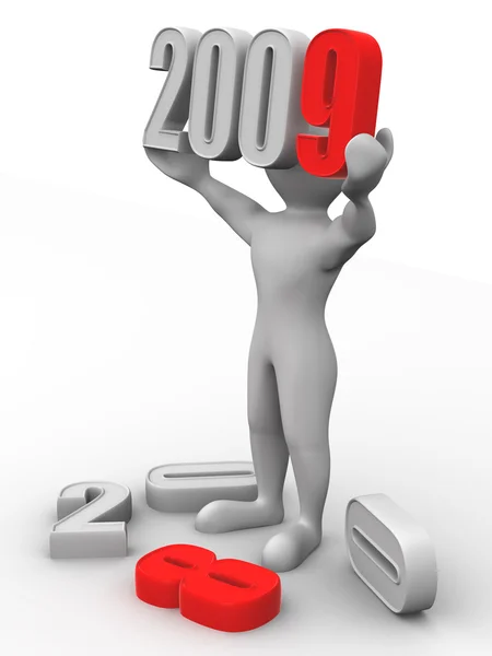 New Year. 2009 — Stock Photo, Image