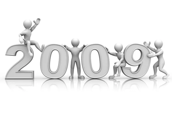 Año Nuevo. 2009 — Foto de Stock