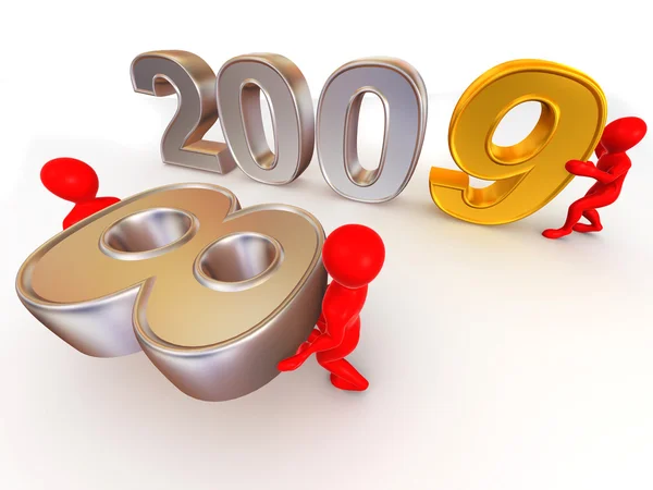 Új év. 2009 — Stock Fotó