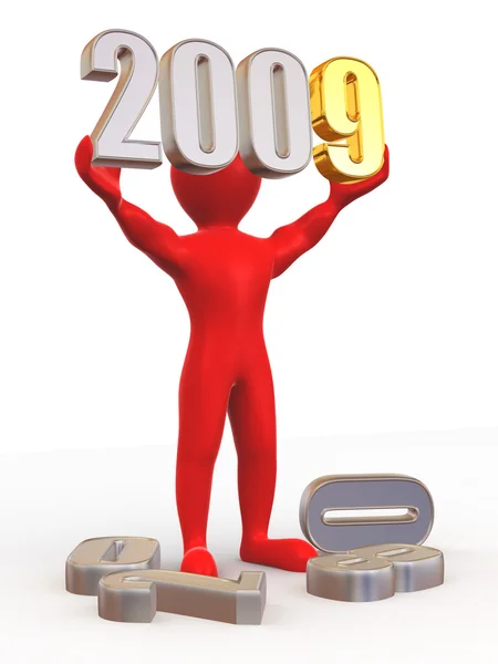 Új év. 2009 — Stock Fotó