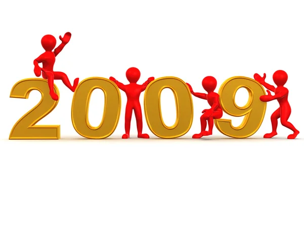 New Year. 2009 — Stock Photo, Image