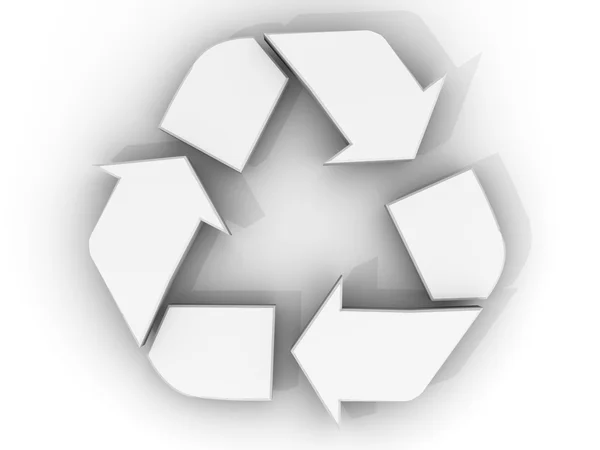 Znak recyklingu — Zdjęcie stockowe