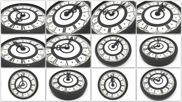 Reloj. Collage. — Foto de Stock
