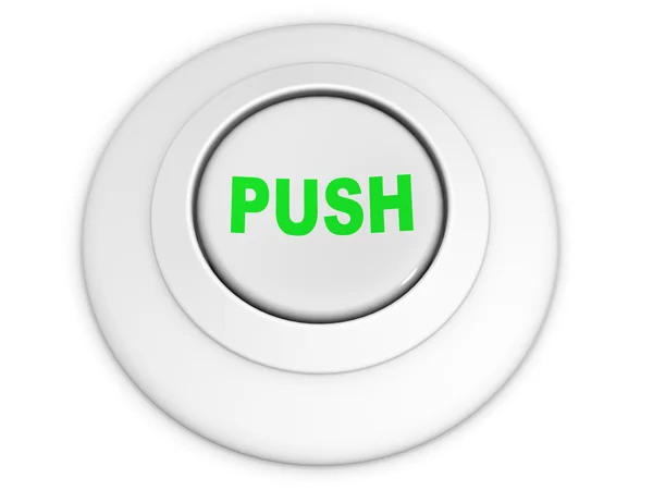 Нажатие кнопки — стоковое фото