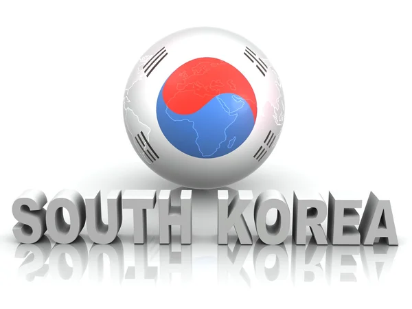 Symbol Korei Południowej — Zdjęcie stockowe