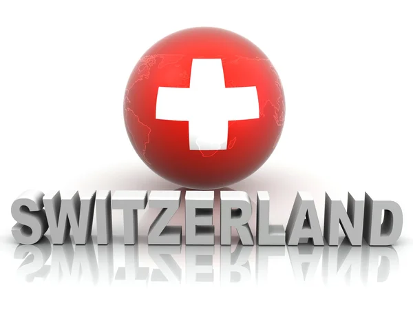 Símbolo da Suíça — Fotografia de Stock