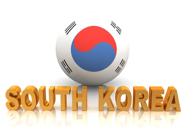 Symbol Korei Południowej — Zdjęcie stockowe