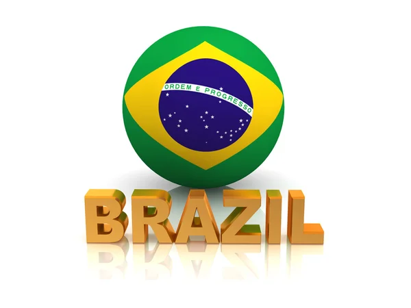 Symbol för Brasilien — Stockfoto