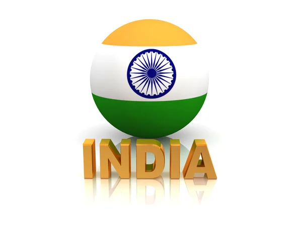 Symbol för Indien — Stockfoto