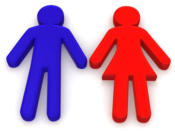 Male and female. Signs — Stock Photo, Image