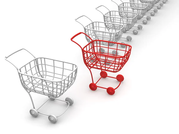 Consumer's baskets — Stock Photo, Image