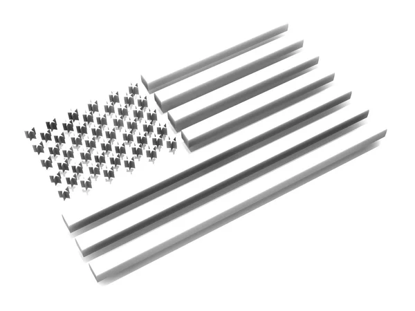 Vlajka USA — Stock fotografie