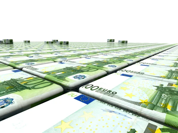 Contexto abstrato do euro — Fotografia de Stock