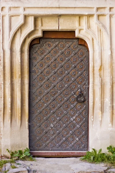 ヴィンテージ古い背景ドア — ストック写真