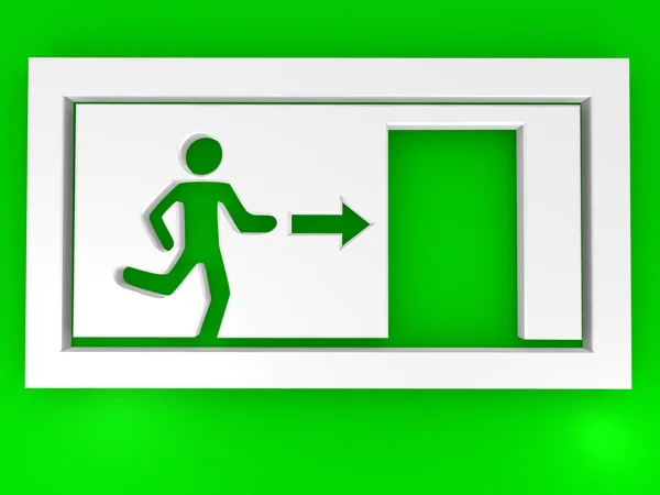 stock image Sign exit