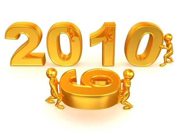 Nový rok. 2010 — Stock fotografie
