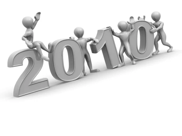 Új év. 2010 — Stock Fotó