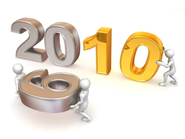 New Year. 2010 — Stockfoto