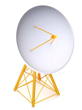 Satellite. 3d clipart